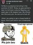 army chad costume duck recruitment united_states united_states_army wojak // 705x960 // 59KB