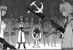 anime catgirl gun hammer_and_sickle kalashnikov manga rifle weapon // 520x357 // 79KB