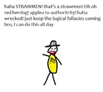 anarcho_capitalism capitalism fallacy fedora gadsden_flag libertarianism meta:lowres ms_paint snake strawman // 498x446 // 14KB