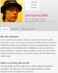 brony conservatism cringe fedora hat meta:screencap my_little_pony profile united_states // 625x782 // 175KB