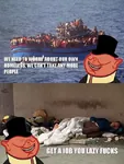 bourgeoisie capitalism hat homeless immigration impact_font porky poverty refugee top_hat unemployment // 480x639 // 63KB