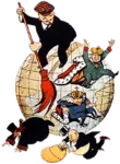 bourgeoisie broomstick capitalism earth globe hat meta:transparent_background monarchism planet soviet_union vladimir_lenin // 598x812 // 769KB