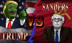 2016 bernie_sanders donald_trump election flag glasses hammer_and_sickle pepe social_democracy united_states wojak // 1000x600 // 652KB