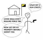 anarcho_capitalism capitalism force libertarianism meta:lowres non_aggression_principle private_property property state stick_figure // 480x451 // 30KB