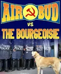 air_bud canine dog greece hammer_and_sickle meta:photo parody police riot_shield shield swat // 640x777 // 533KB