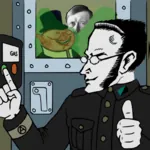 adolf_hitler button chamber egoism execution gas gas_chamber max_stirner porky thumbs_up // 793x794 // 336KB