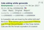 antisemitism cat conspiracy fascism great_replacement jew meta:screencap nazi purring_jew racism site:pol // 609x410 // 341KB