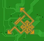 circuit computer cybernetics hammer_and_sickle symbol // 920x869 // 549KB