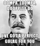 gulag impact_font joseph_stalin prison reaction_image soviet_union // 468x539 // 232KB