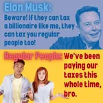 billionaire elon_musk out_of_touch poor quote rich taxation // 418x418 // 31KB