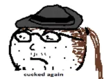 alt_right cuck fascism fedora ms_paint neckbeard // 599x456 // 18KB