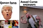 arab assad baathism bashar_al_assad chad comparison donald_trump fan_vs_enjoyer must_go qanon syria united_states west_asia // 715x462 // 49KB