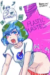 anime blue_eyes earth_chan from_behind lewd plastic plastic_waste pollution rape sex sun_glasses // 800x1186 // 575KB