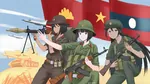 anime female flag gun kampuchea laos red_flag soldier uniform vietnam weapon // 3946x2220 // 3.9MB