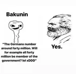 anarchism germany karl_marx marxism mikhail_bakunin wojak yes_chad // 750x729 // 48KB