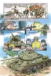 armored_fighting_vehicle cannon comic fascism germany gun machine_gun nazi nazi_germany soviet_union t-34 tank uniform war weapon world_war_ii // 1280x1903 // 565KB