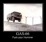 car demotivator gaz gaz-66 hummer soviet_union united_states vehicle // 604x557 // 57KB