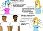 alt_right fascism feminism hypocrisy identity_politics immigration ms_paint racism radlib rape // 643x469 // 116KB