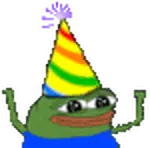 celebration confetti emote meta:animated meta:gif meta:transparent_background party party_hat pepe // 75x75 // 36KB