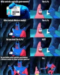 anti_communism bourgeoisie capitalism cartoon imperialism liberalism lie mainstream_media man_ray media patrick_star propaganda radlib spongebob west // 1428x1779 // 437KB