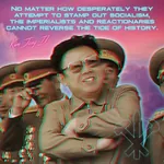 1:1_aspect_ratio history juche juchewave kim kim_jong_il korea korea_dpr laborwave meta:highres quote vaporwave // 2048x2048 // 280KB