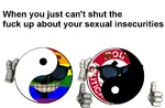 alt_right fascism fetish gay glasses identity_politics lgbt nazi picardia rainbow sex site:pol swastika when yin_yang // 935x613 // 70KB