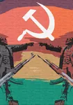 gun hammer_and_sickle kalashnikov point poster rifle soviet_union vladimir_lenin weapon // 700x1000 // 496KB