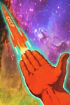 artist:dylan_tyer galaxy hammer_and_sickle hand rocket soviet_union space vaporwave // 570x855 // 1.3MB