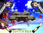 anime armored_fighting_vehicle azunyan bottle hammer_and_sickle k-on laborwave meta:animated meta:gif molotv_cocktail nakano_azusa palm_tree t-34 tank vapor wave // 1566x1197 // 985KB