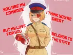 anime artist:thesourkraut female nkvd valentine's_day // 2000x1500 // 1.2MB