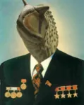 anthro carnotaurus dinosaur hero_of_the_soviet_union leonid_brezhnev medal meta:edit meta:lowres reptile scalie soviet_union therapod // 382x480 // 237KB