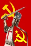 christianity crusades hammer_and_sickle helmet knight red_star religion shield star sword ushanka weapon // 583x862 // 476KB