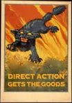 cat direct_action directx feline iww poster propaganda syndicalism union // 746x1071 // 1.0MB