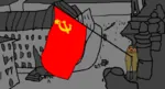 berlin fascism flag germany gondola hammer_and_sickle nazi nazi_germany red_army red_flag reichstag soldier soviet_union spurdo victory war world_war_ii // 800x430 // 92KB