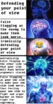 argument brain debate expanding_brain false_flag irony // 529x1024 // 995KB