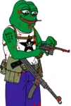 black_star blood bucko cigarette guerrilla gun handgun pepe smoking smug star weapon // 509x753 // 241KB