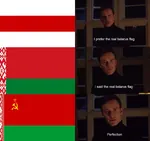 alexander_lukashenko belarus flag hammer_and_sickle liberalism soviet_union // 1534x1440 // 167KB