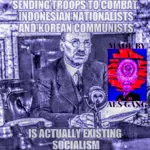 actually_existing_socialism aes_gang anglo clement_atlee deep_fried impact_font imperialism labour_party leonid_brezhnev meta:highres social_democracy soviet_union war x_gang // 1883x1884 // 5.6MB