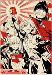 anime female flag hammer little_red_book maoism red_flag // 1048x1500 // 1.9MB