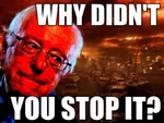 2016 bernie_sanders doom election fire glasses impact_font social_democracy united_states // 800x603 // 108KB