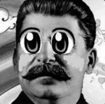 anime blush cute joseph_stalin reaction_image soviet_union // 500x497 // 279KB
