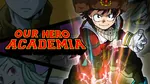 anime boku_no_hero_academia hammer_and_sickle izuku_midoriya ours red_hair red_star superhero ushanka // 3000x1688 // 503KB