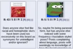 identity_politics irony meta:lowres meta:screencap pepe racism reddit_socialism site:leftypol site:reddit slur // 301x205 // 32KB