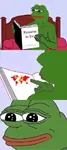 book hammer_and_sickle map pepe reading reasons_to_live sad world_map // 426x960 // 344KB