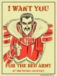 joseph_stalin poster propaganda red_army soviet_union warhammer warhammer_40k // 1024x1364 // 909KB