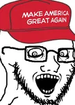 2020 donald_trump election facial_hair glasses hat maga red_hat soyjak united_states wojak // 501x697 // 104KB