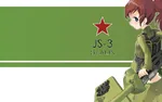 anime armored_fighting_vehicle is-3 mecha_musume red_star soviet_union star tank war world_war_ii // 900x563 // 66KB