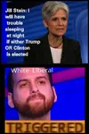 2016 clinton donald_trump election hillary_clinton jill_stein liberalism triggered united_states // 640x960 // 58KB