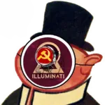 bourgeoisie capitalism conspiracy hammer_and_sickle hat illuminati mask meta:transparent_background porky // 660x657 // 539KB