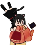 bite black_hair bourgeoisie capitalism catgirl character:alunya fear hat meta:edit meta:transparent_background porky red_eyes site:leftypol top_hat // 1104x1336 // 1.1MB